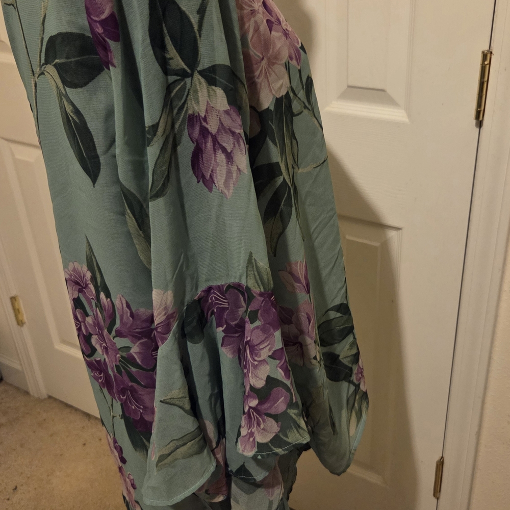 Floral Print Blouse with Ruffled Sleeves - Picture 5 of 5